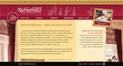 Desktop Screenshot of kaffeehaus-schmidt.de